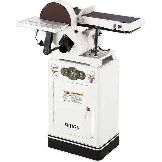 SHOP FOX W1676 BELT DISC COMBO SANDER