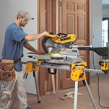 DEWALT MITER SAW DWS780 12 INCH DOUBLR BEVEL SLIDING COMPOUND WITH STAND