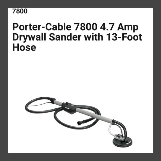 Porter cable 7800 drywall sander