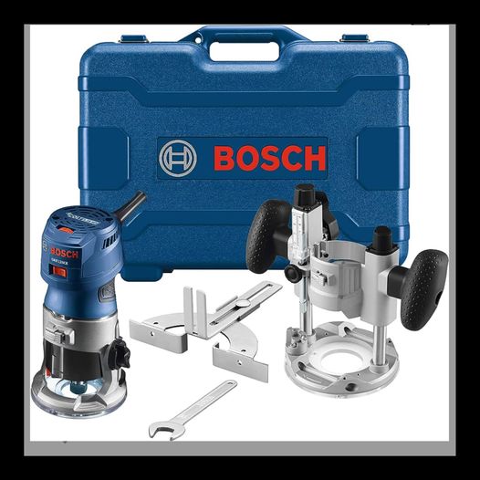 Bosch GKF125CEPK Colt 1.25 hp variable speed palm router combination kit